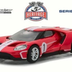2017 Ford GT Tribute, Red - Greenlight 13200/48 - 1/64 Scale Diecast Model Toy Car