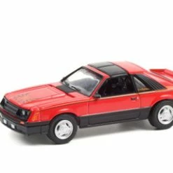 1981 Ford Mustang Cobra, Bright Red - Greenlight 13300C/48 - 1/64 Scale Diecast Model Toy Car