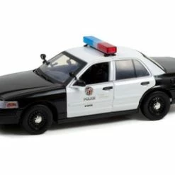Los Angeles Police Department 2001 Ford Crown Victoria Police Interceptor, Drive - Greenlight 13610 - 1/18 Scale Diecast Model Toy Car