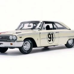 Sun Star 1963 Ford Galaxie 500 XL #91 1963 Tour De France- 1473 - 1/18 Scale Diecast Model Toy Car