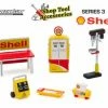 ModelToyCars Shop Tool Accessories Series 3, Shell Oil - Greenlight 16060C/48 - 1/64 Scale Diecast Accessory