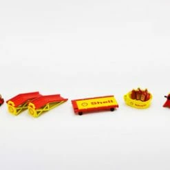 Shop Tool Set #2 - Shell Oil, Yellow And Red - GMP 18950 - 1/18 Scale Diecast Accessory