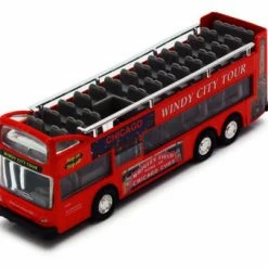 Showcasts Chicago Sightseeing Dbl Decker Bus 2168CG- 6 Inch Scale Diecast Model (Brand New, But NOT IN BOX)
