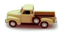 1953 Chevy 3100 Pickup Truck, Cream - Welly 22087 - 1/24 Scale Diecast Model Toy Car