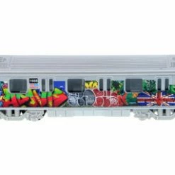 Metro Subway With Graffiti, Green - Showcasts 2233DGF - 1/43 Scale Diecast Model Toy Car
