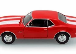 Welly 1968 Chevy Camaro Z/28, Red - 22448 - 1/24 Scale Diecast Model Toy Car (Brand New, But NOT IN BOX)