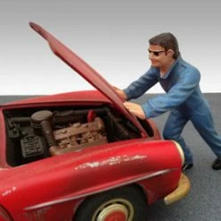 Mechanic Ken Figure, Blue - American Diorama Figurine 23790 - 1/18 Scale
