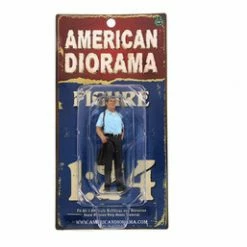 Detective II Figure, Blue/Gray - American Diorama 23930 - 1/24 Scale Hand Painted Model