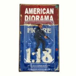Police Officer III Figurine, American Diorama 24013 - 1/18 Scale Hobby Accessory