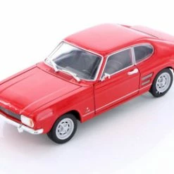 1969 Ford Capri Hardtop, Red - Welly 24069WR - 1/24 Scale Diecast Model Toy Car