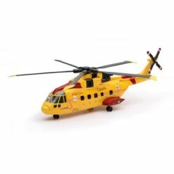 Agusta EH101 Canadian Search & Rescue, Yellow - New Ray 25513 - 1/72 Scale Model Toy Helicopter