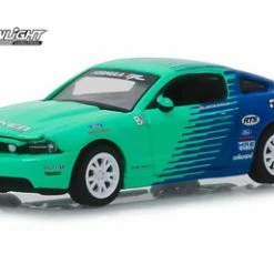 2013 Chevy Camaro Falken Tires Hard Top, Green With Blue - Greenlight 29972/48 - 1/64 Diecast Car