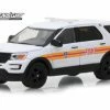 2017 Ford Interceptor Utility Commissioner Liaison, Fire Department City Of New York (FDNY) - Greenlight 30012/48 - 1/64 Scale Diecast Model Toy Car