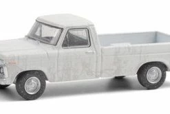 1973 Ford F-100, Gray Splatter White - Greenlight 30217/48 - 1/64 Scale Diecast Model Toy Car