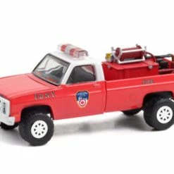 FDNY 1986 Chevy M1008 4x4, Red - Greenlight 30240/48 - 1/64 Scale Diecast Model Toy Car