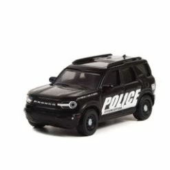 2021 Ford Bronco Sport - Police Interceptor, Black - Greenlight 30339 - 1/64 Scale Diecast Car
