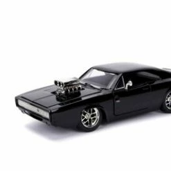Jada Toys Dodge Charger W/Dom Figure, Buildable Model Kit, Fast & Furious - Jada 30698 - 1/24 Diecast Car