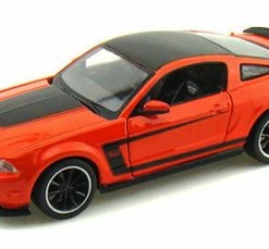 Ford Mustang Boss 302, Orange - Maisto 31269 - 1/24 Scale Diecast Model Toy Car
