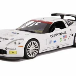 Jada Toys 2005 Chevy Corvette C6-R, #3 - Jada 31651 - 1/24 Scale Diecast Model Toy Car