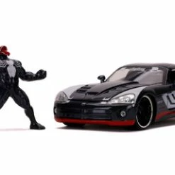 2008 Dodge Viper With Venom Figure, Spider-Man - Jada Toys 31750/4 - 1/24 Scale Diecast Car