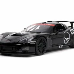 2005 Chevy Camaro C6-R, Black - Jada Toys 33042 - 1/24 Scale Diecast Model Toy Car