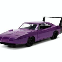 1969 Dodge Charger Daytona, Purple - Jada Toys 34036/4 - 1/24 Scale Diecast Model Toy Car