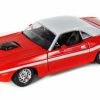 1970 Dodge Challenger R/T Coupe Convertible, Red - Maisto 34263 - 1/24 Scale Diecast Model Toy Car
