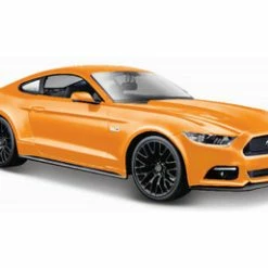 2015 Ford Mustang Hard Top, Orange - Showcasts 34508 - 1/24 Scale Diecast Model Toy Car