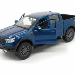 2019 Ford Ranger Pickup Truck, Blue - Showcasts 34521 - 1/27 Scale Diecast Model Toy Car