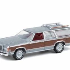 1981 Mercury Grand Marquis Colony Park, Dove Gray - Greenlight 36010E/48 - 1/64 Scale Diecast Car