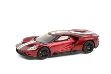 ModelToyCars 2017 Ford GT Hardtop (Lot #1392), Liquid Red - Greenlight 37220E/48 - 1/64 Scale Diecast Car