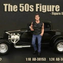 50's Style Figure III, American Diorama 38153 - 1/18 Scale Accessory For Diecast Cars