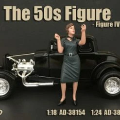 50's Style Figure IV, American Diorama 38154 - 1/18 Scale Accessory For Diecast Cars