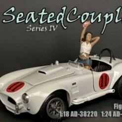 Seated Couple Series IV Figure B - American Diorama 38220 - 1/18 Figurine - Diorama Accessory