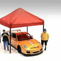 Canopy Set, Black - American Diorama 38248 - 1/18 Scale Figurine - Diorama Accessory