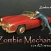 Zombie Mechanic IV, Blue - American Diorama 38300 - 1/24 Scale Figurine - Diorama Accessory