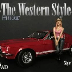 The Western Style VII, Beige And Pink - American Diorama 38307 - 1/24 Figurine - Diorama Accessory