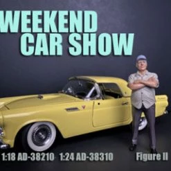 Weekend Car Show Figure II, Gray - American Diorama 38310 - 1/24 Scale Figurine - Diorama Accessory