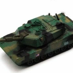 Showcasts Pullback Power Army Tank, Forest Camo - 405D - Model Toy Car