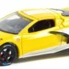 Shell Oil 2021 Chevy Corvette C8 Stringray Coupe, Yellow - Greenlight 41130E/48 - 1/64 Diecast Car