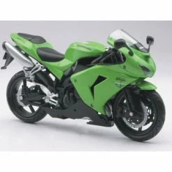 Kawasaki ZX-10R, Green - New Ray 42443A - 1/12 Scale Model Toy Motorcycle