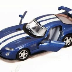 Kinsmart Dodge Viper GTS-R, Blue - 5039D - 1/36 Scale Diecast Model Toy Car (Brand New, But NOT IN BOX)