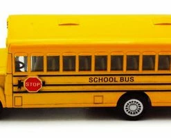 School Bus, Yellow - Kinsmart 5107D - 5" Diecast Model Toy Car