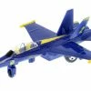 U.S Navy F-18, Hornet Blue Angels - Playmaker 51300 - Diecast Model Toy Car