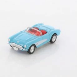 1957 Chevy Corvette, Turquoise - Welly 52054G-D - 1/60 Scale Diecast Model Toy Car