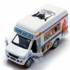 Ice Cream Truck, White - Kinsmart 5253D - 5 Inch Scale Diecast Model Replica (New, But NO BOX))