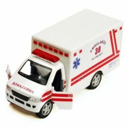 Rescue Team Ambulance, White - Showcasts 5259DW - 5 Inch Scale Diecast Model Replica