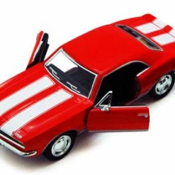 Kinsmart 1967 Chevy Camaro Z/28, Red - 5341D - 1/37 Scale Diecast Model Toy Car (Brand New, But NOT IN BOX)