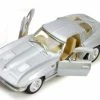 1963 Chevy Corvette Stingray, Silver - Kinsmart 5358D - 1/36 Scale Diecast Car (New, But NO BOX)