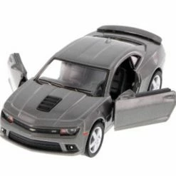 2014 Chevrolet Camaro, Silver - Kinsmart 5383D - 1/38 Scale Diecast Car (Brand New, But NOT IN BOX)